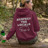 Respect The Locals Double Sided Hoodie